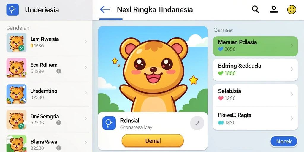 kratonbet - Tampilan menu permainan dengan berbagai pilihan mode.