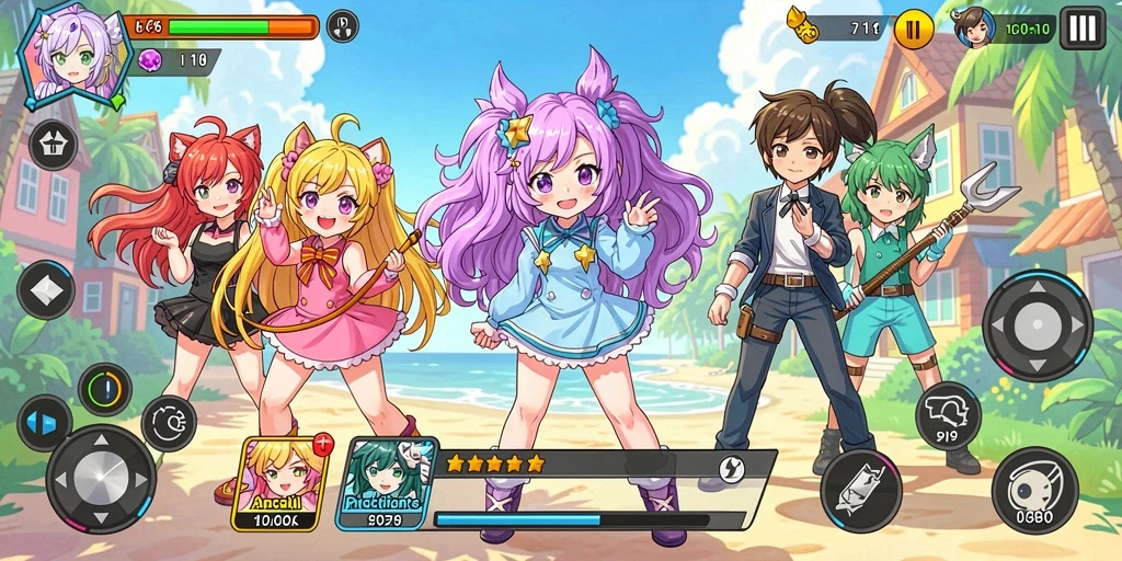 semesta69 - Screenshot saat pemain menjelajahi dunia fantasi.